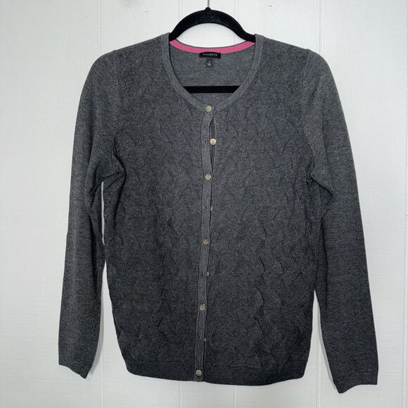 Talbots Women’s Gray Cardigan Sweater Size Small - Picture 1 of 5